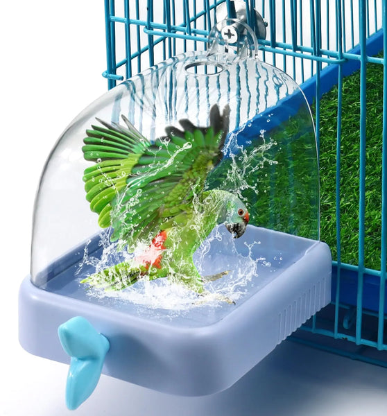 CageFit Bird Bath and Feeder